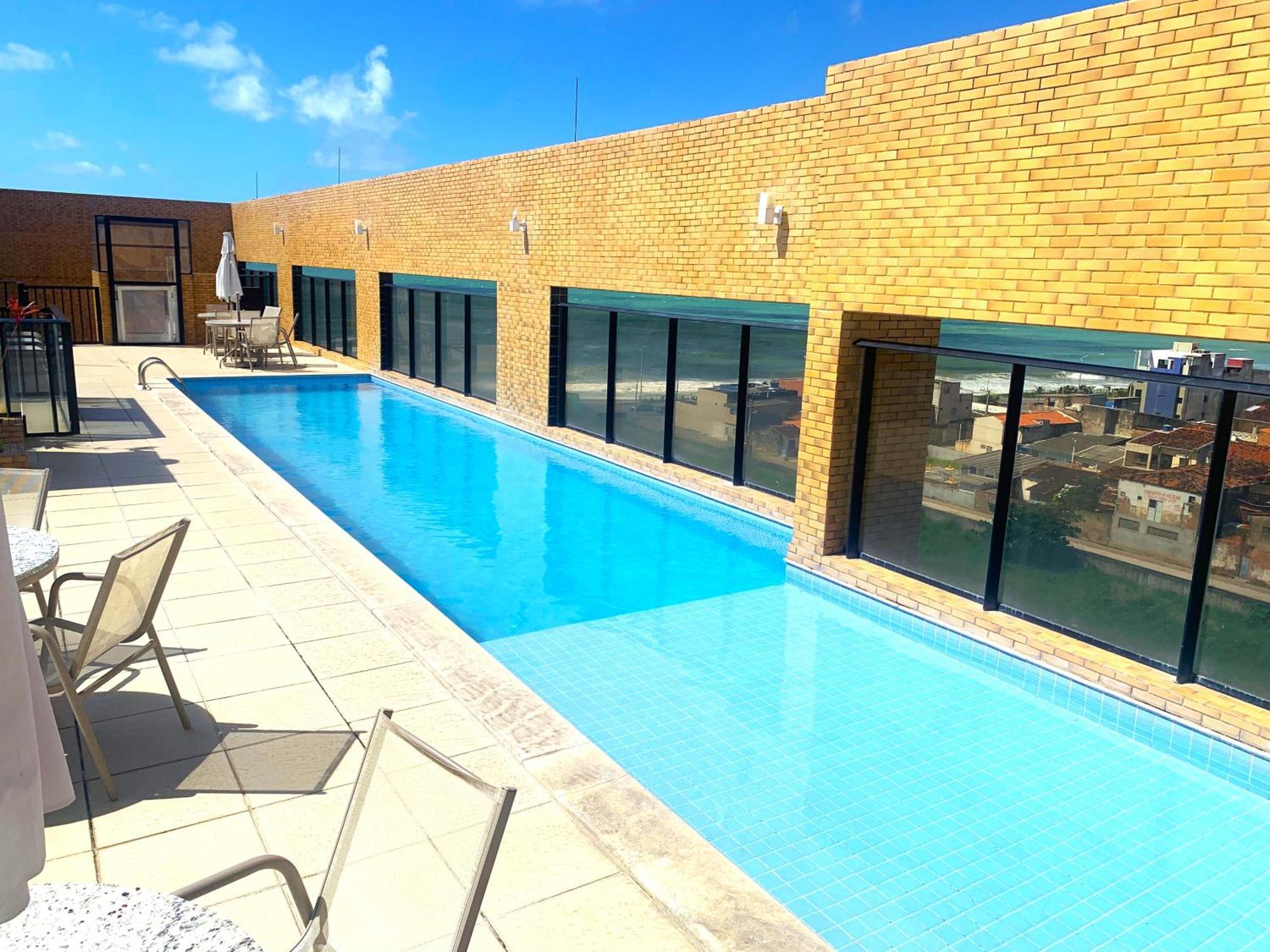 Apartamento 50M Praia- Piscina - Vista Mar - Academia - Maceio  Exterior photo