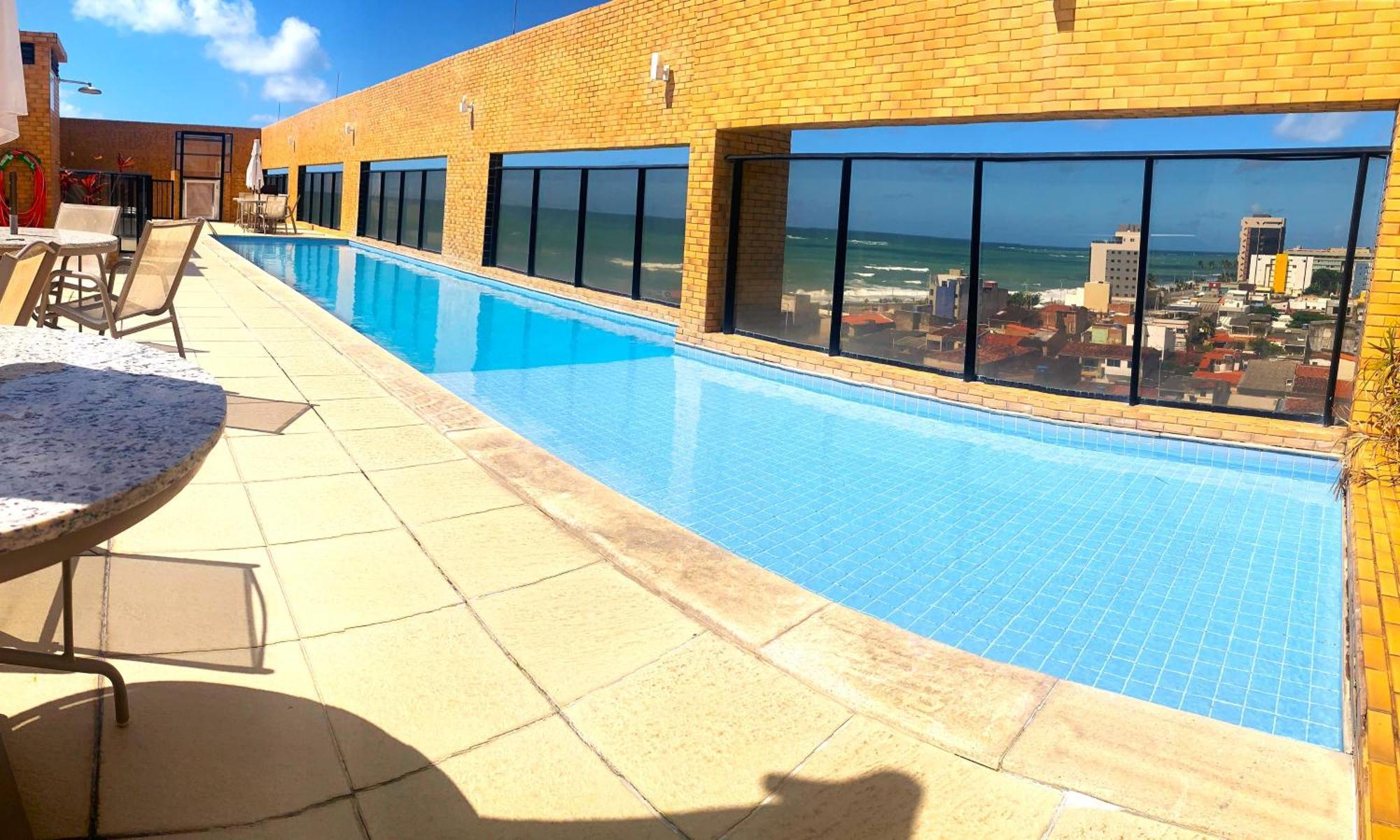 Apartamento 50M Praia- Piscina - Vista Mar - Academia - Maceio  Exterior photo